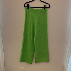 Savage X Fenty Lime Green Fuzzy Pants